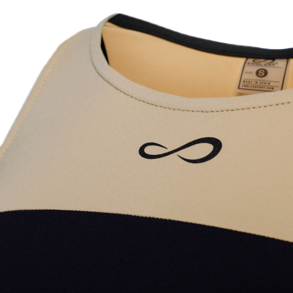 Женская теннисная майка Endless Lux Ribbon Tank Top Women - Black, Gold