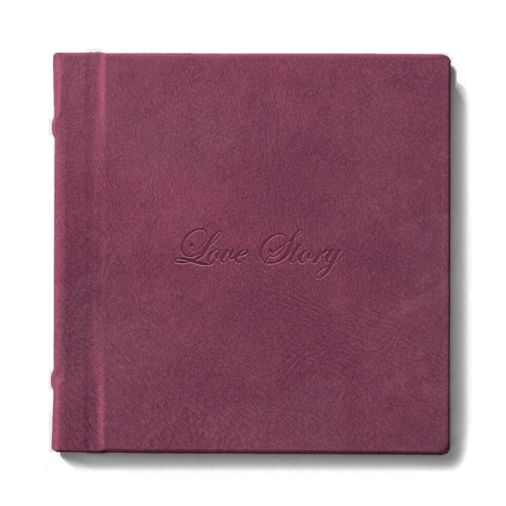 Photobook 15х15 eco-leather "Rosso"