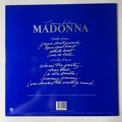 Винтажная виниловая пластинка LP Madonna True Blue (USA 1986) (Poster) Papa Don't Preach