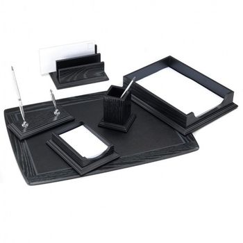 Набор настольный Good Sunrise 6 предметов дуб с черным оттенком (BK6DX-1)