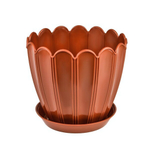 Кашпо "Хризантема" с поддоном 3,4л (терр)