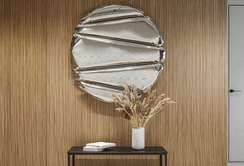 Настенный декор Brano Отражение 8, Ø100 см, полированная сталь