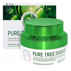 Enough Крем для лица с экстрактом листьев чайного дерева Pure Tree Balancing Pro Calming Cream