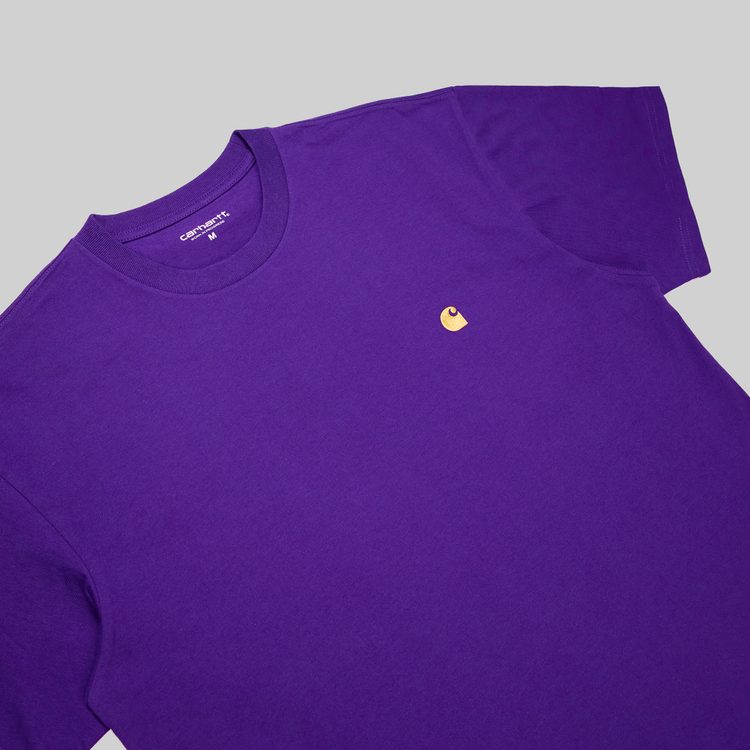 Футболка мужская Carhartt WIP Chase артикул:I026391_tyrian - купить в магазине Дайс