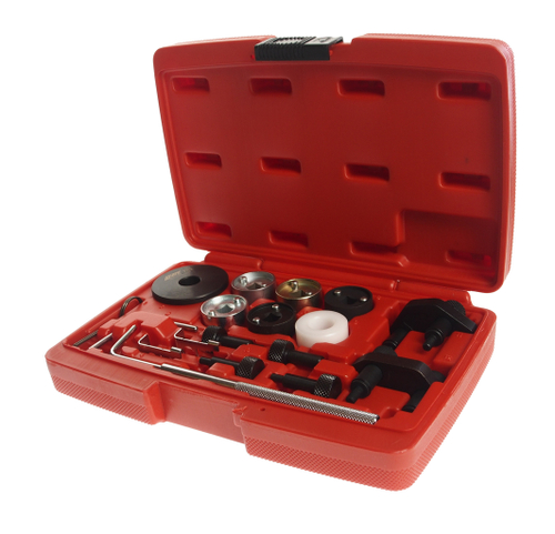 JTC-4382K - Набор для установки фаз ГРМ TSI, TFSI 1.8-2.0л расширенный (с JTC-6701,6702) JTC - 
Используется для правильной установки фаз ГРМ.
Применение: 2006-2013 VAG серия TSI, TFSI EA888 (1.8 л, 2.0 л). BYT, BZB,  CABA, CABB, CABD, CADA, CAEA, CAEB, CAWA, CAWB, CBFA, CCTA, CCZA,  CCZB, CCZC, CDAA, CDAB, CDHA, CDHB, CDNB, CDNC, CDND, CESA, CETA,  CFKA, CGYA, CJEB, CJSA, CJSB.
Оригинальный номер VM: T10352, /1, /2, /3, /4, T10368, T40196, T10354,  T10060A, T40011, T40098, T40267, T40271.