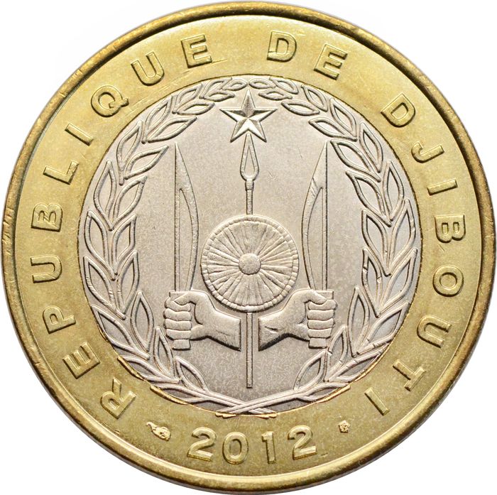 250 франков 2012 Джибути