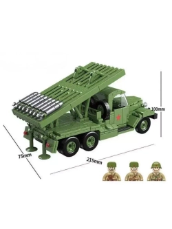Конструктор Ракетная установка Катюша БМ13 731 дет 100240