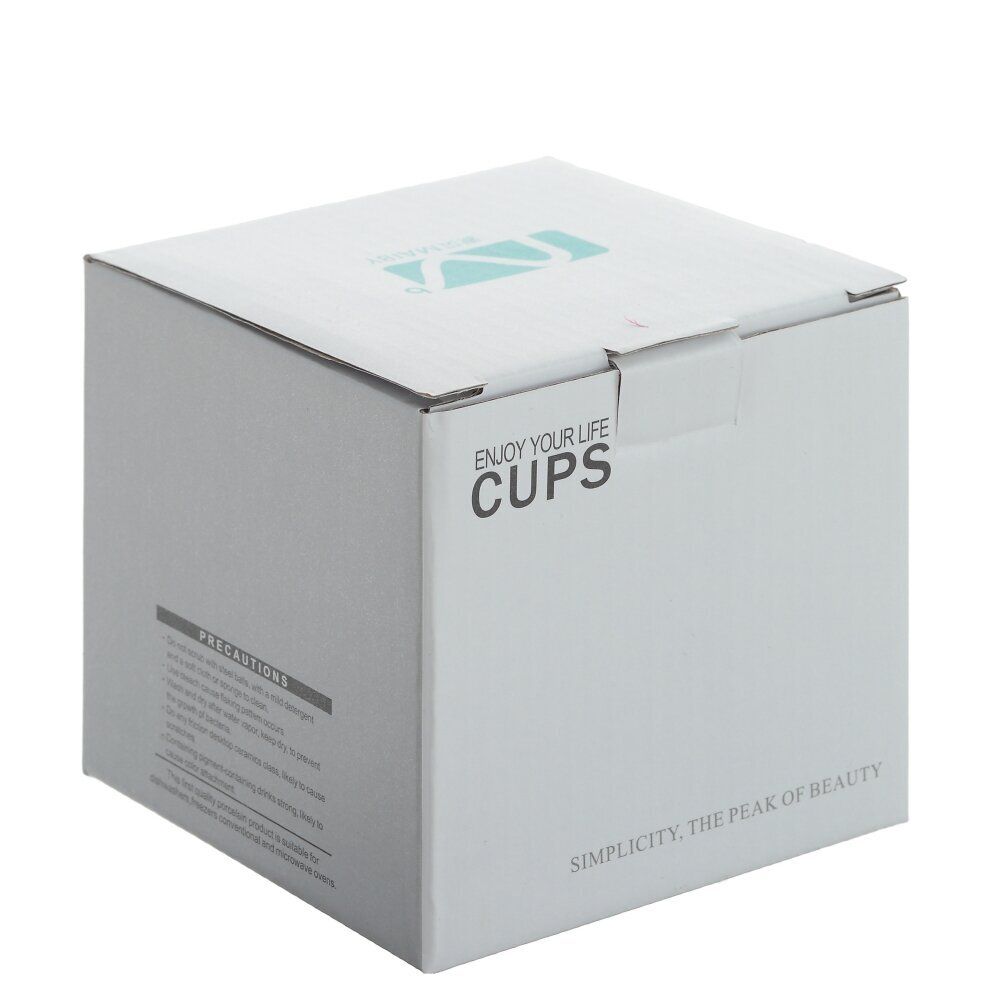 GAEM Кружка с крышкой-подставкой,, 350 мл, L11 W9 H11,5 см, 4в.