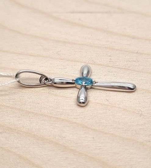 Крест Спаси и Сохрани. С камнем.