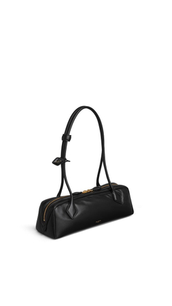 ALAÏA СРЕДНЯЯ СУМКА LE TECKEL ИЗ МЯГКОЙ КОЖИ, ЧЕРНЫЙ