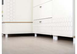 Комод Эльга белый шагрень / дуб белый exclusive