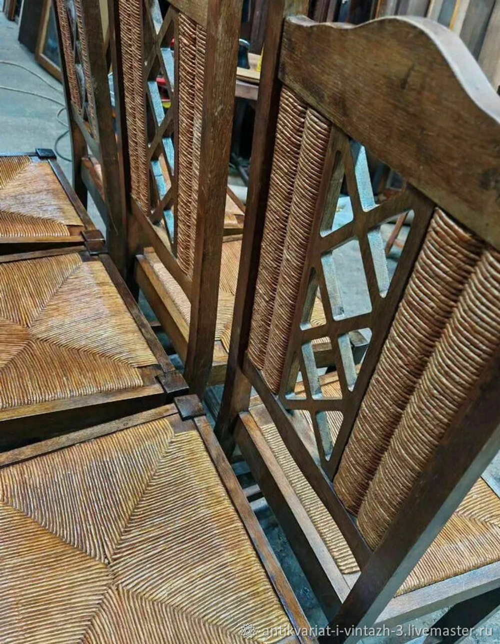 Комплект старинных стульев 6 шт