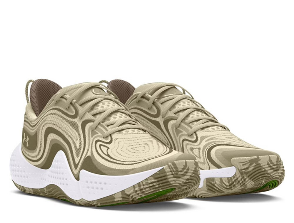 Баскетбольные кроссовки Under Armour UA Spawn 6 Camo Beige Shoes