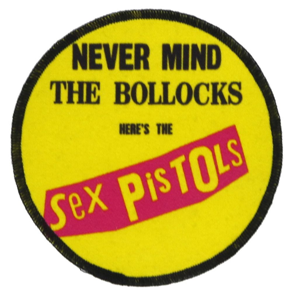 Нашивка Sex Pistols Never Mind The Bollocks Here&#39;s The круглая (061)