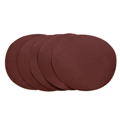 Круг абразивный на ворсовой подложке под "липучку", P 500, 150 мм, 5 шт Matrix