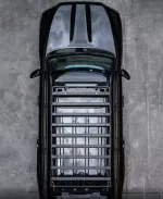 Платформа на крышу с люстрой для Toyota Land Cruiser LC300 2021-2024+ Крузак оффроуд багажник на крышу доп свет