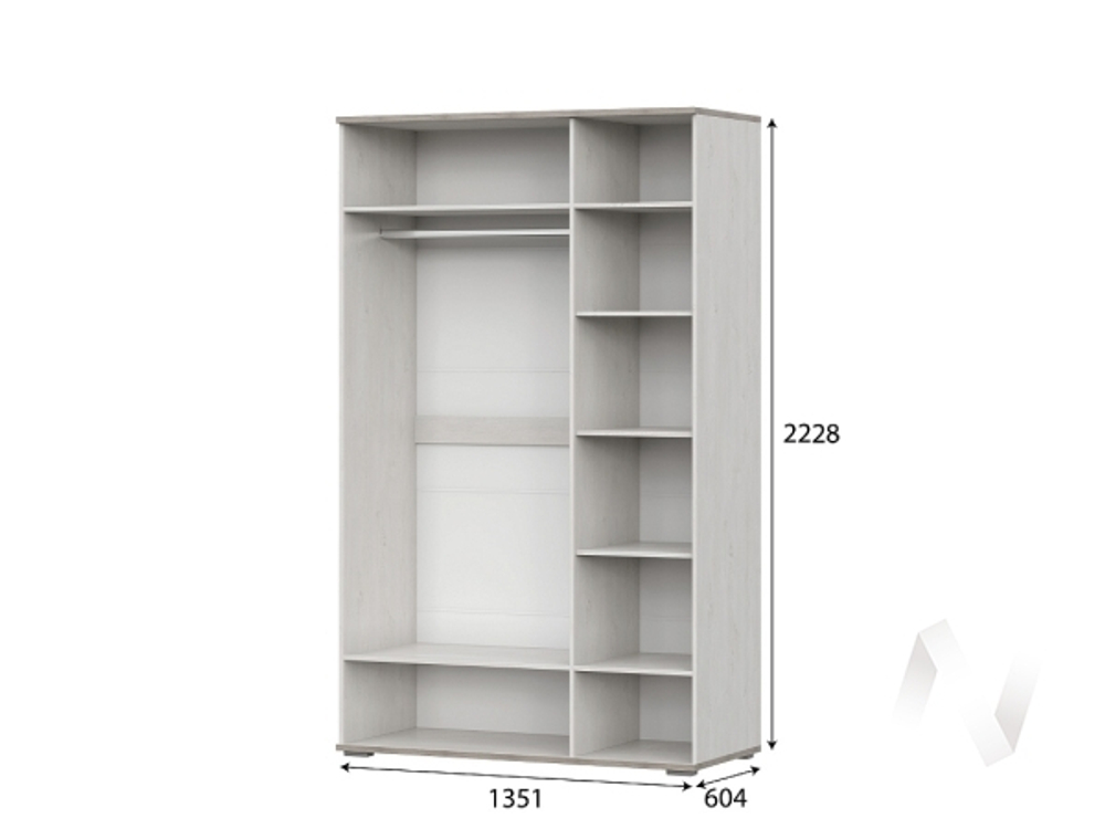 Шкаф ШК-207 Серия 3 МС Александрия