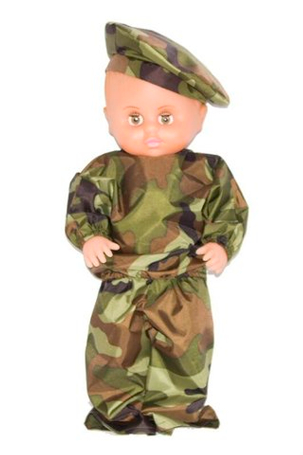 Одежда для куклы Военный КМФ 37-39 см