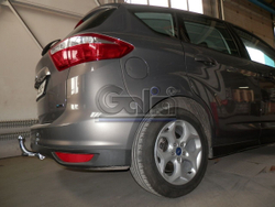 Фаркоп оцинкованный Galia F091C для Ford Focus хетчбек 2004-2011, 2011-, Ford C-MAX 2003-2011, 2011-(паспорт и сертификат в комплекте)(без электрики)