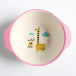 4591212 Миска детская из бамбука, цвет и рисунок МИКС