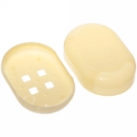 Набор банный дорожный 4шт «Traveler - Птички», микс 2 цв., (мочалка, футляр 2шт, расческа), 21,5*14*7см