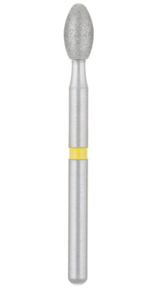 EDENTA C379.314.023 Алмазный бор 379 FG, d 2,3 мм, зернистость сверхмелкая, форма яйцо