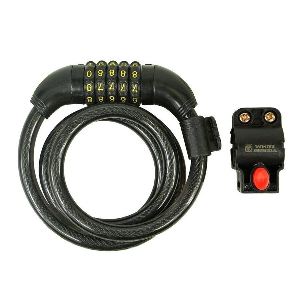 Замок тросовый с кодом фото №1