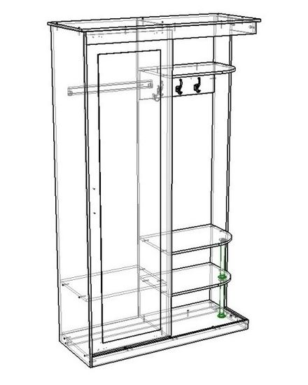 Прихожая КИОТО  левая