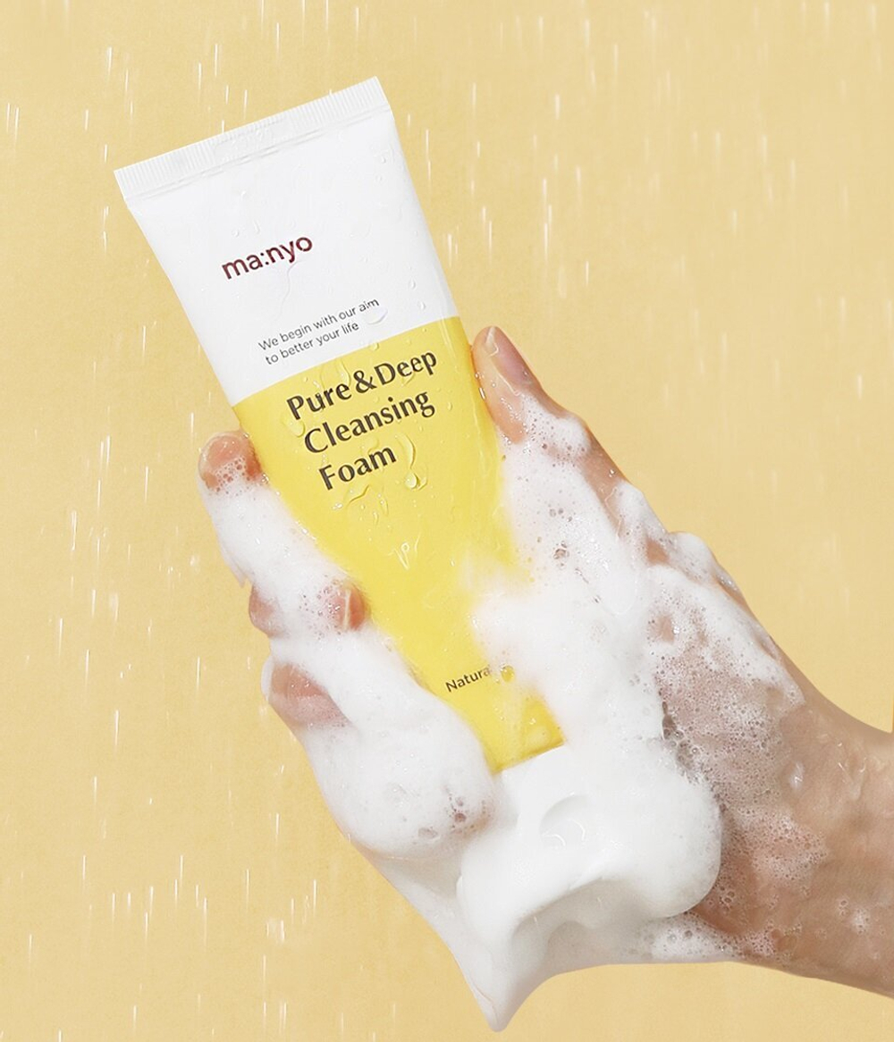 Пенка для глубокого очищения пор с церамидами Manyo Pure Deep Cleansing Foam 200 мл