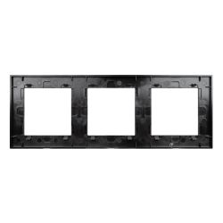 Рамка стеклянная FRM-GLARE-GS-3-BK (Arlight, -) 043800