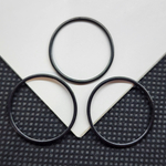 Колечки, сталь, чёрная премиум фурнитура, 20мм