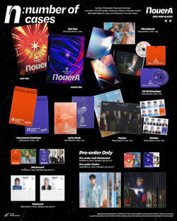 Альбом NOUERA - N: NUMBER OF CASES 2nd Mini Album RANDOM Version