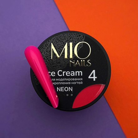 Гель MIO NAILS  "ICE CREAM GEL" - NEON № 04 , 13 гр