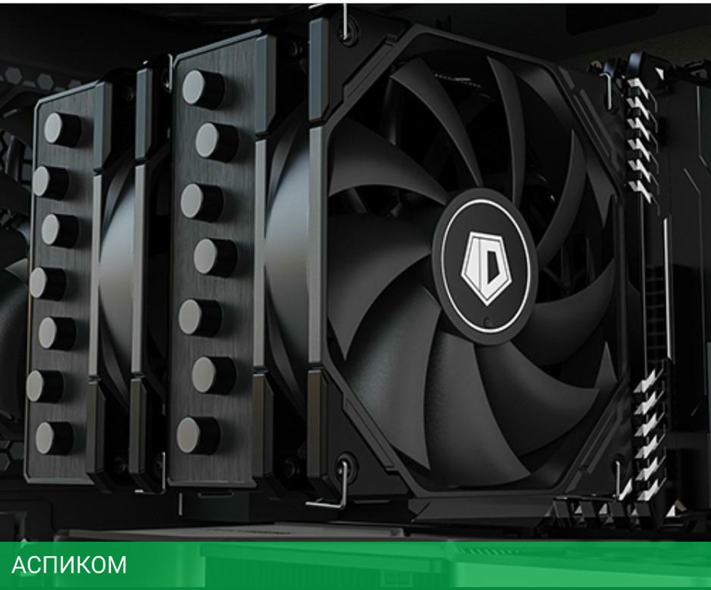 Вентилятор для корпуса ID-Cooling TF-12025-PRO Black