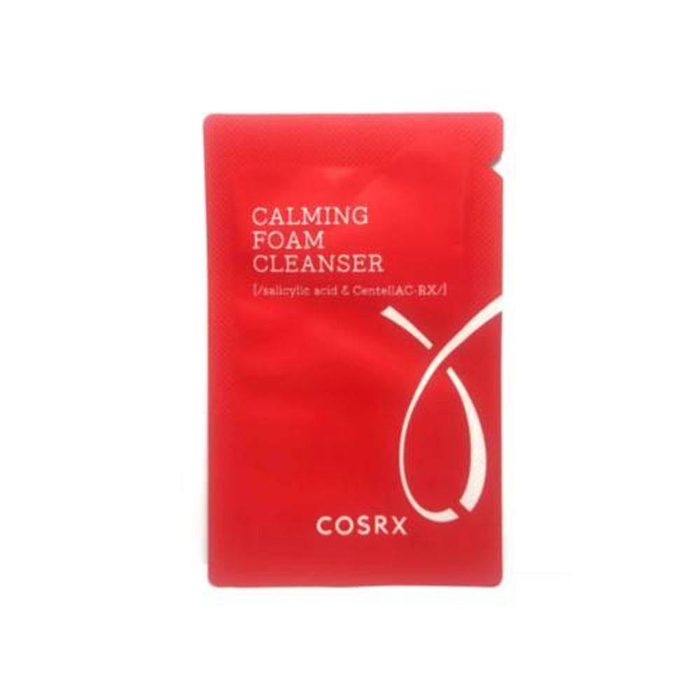 Пенка для проблемной кожи (пробник) - Cosrx Ac collection calming foam cleanser, 1,5мл