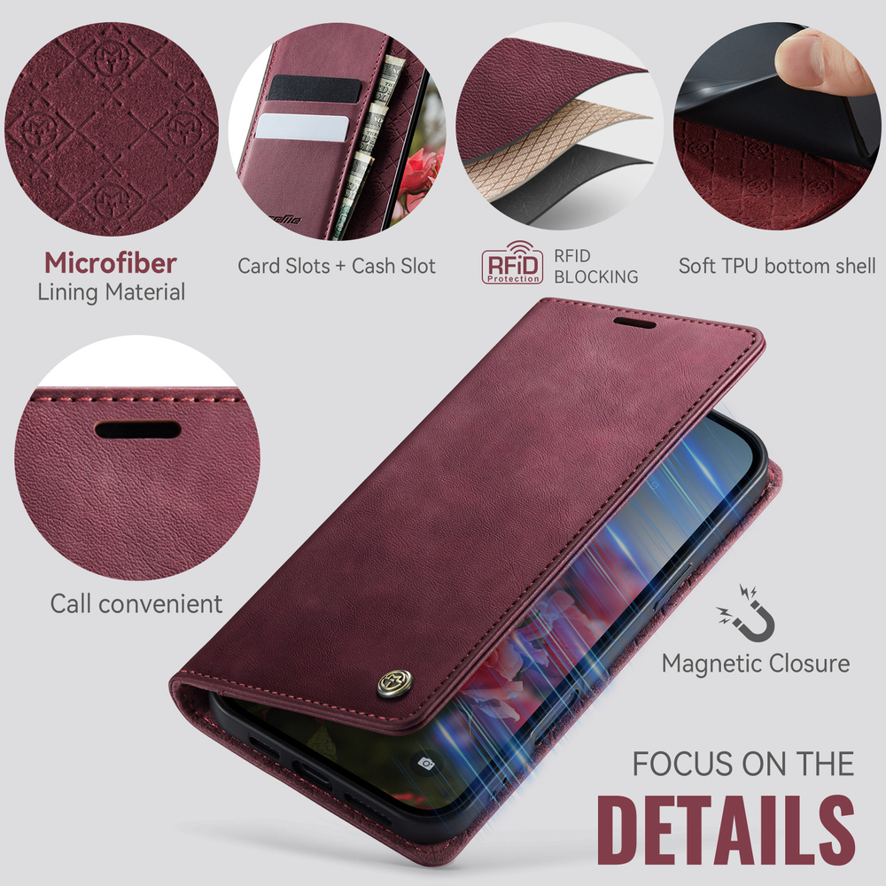Чехол-книжка CaseMe RFiD iPhone 16 Pro Max