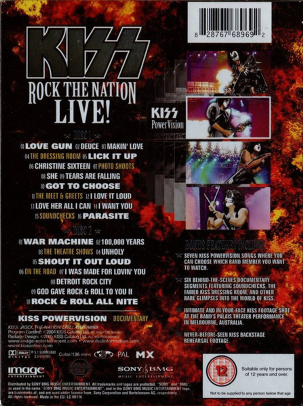 Kiss / Rock The Nation Live! (2DVD)