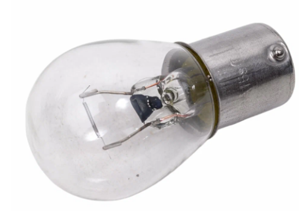 Автолампа  Р 12-21  (P21W)  в стопы 1-но конт БЕЛАЯ Маяк 61213\10 (в уп 10шт)