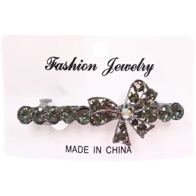 Заколка - автомат металлическая на блистере «KLEVER», мальта, цвет как на фото, 8*3см ( хедр Кокетка)