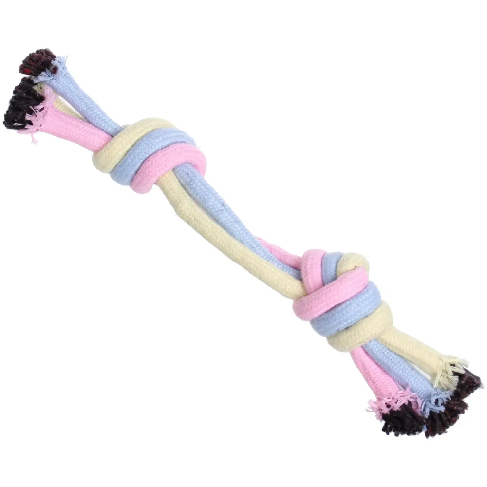Игрушка - канат для собак мелких и средних пород «ЛЮБИМЫЙ БРО», цвет как на фото, 25см / 40гр (лейбл)