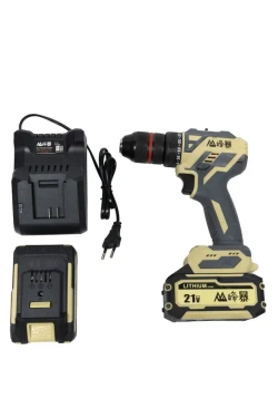 FENGBAO Дрель-шуруповерт, 21 В, 90 Нм, 2 АКБ