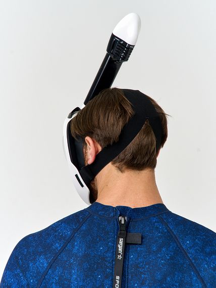 Маска полнолицевая Sargan Планета океан 2.0 белый/черный/черный