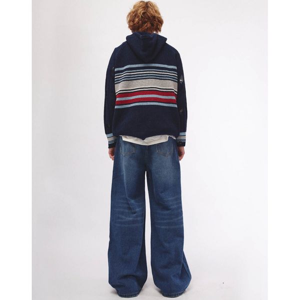 Джинсы багги синие - фото 3