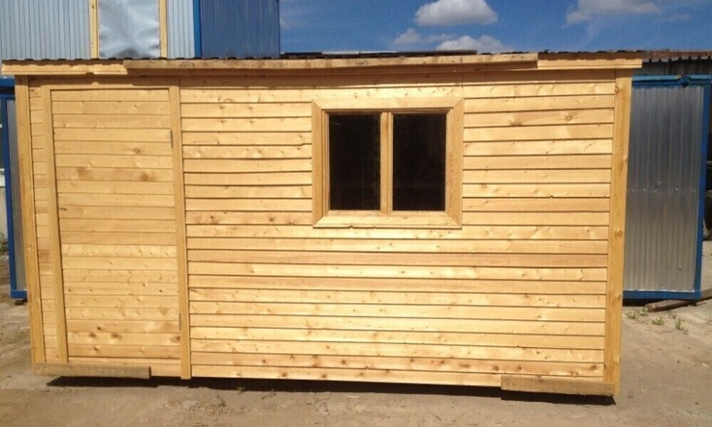 Бытовка деревянная 4х2,3м