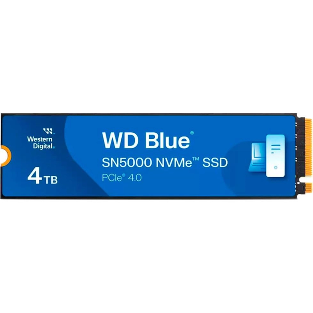 Твердотельный накопитель 4000GB SSD WD BLUE SN5000 M.2 2280 NVMe 4.0 R5500/W5000 WDS400T4B0E-00BKY0