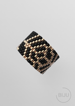 Схема кольца из бисера, узор PEYOTE, мозаичное плетение, четный счет, узор пейот из Miyuki Delica 11/0, файл PDF, RING_442