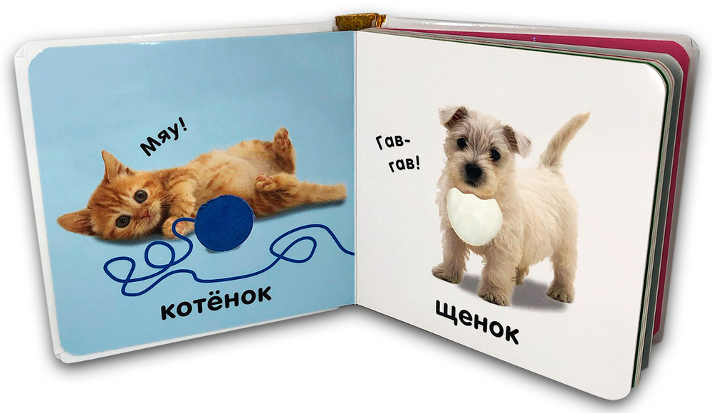 Тактильная книжка. Животные