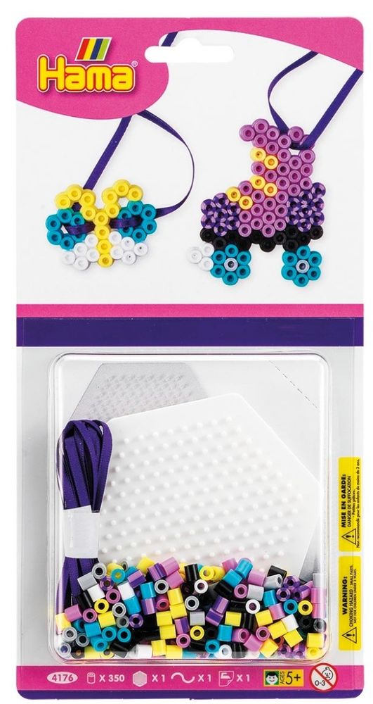 Hama Набор термомозаики Midi 350 шт + Шестиугольник (4176)