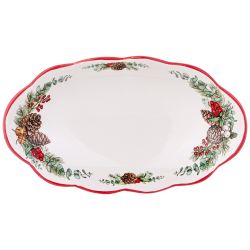 БЛЮДО AGNESS "CELEBRATION" 30,7*17,7*6 СМ (КОР=18ШТ.)