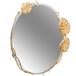 Зеркало настенное Monstera Deliciosa (Монстера) Амбер